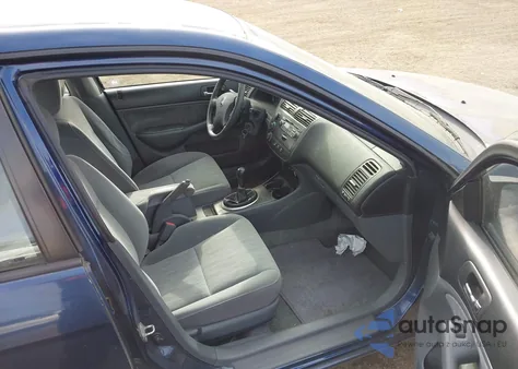 2004 Honda Civic Lx из США, поврежденный, VIN 2HGES15544H563890